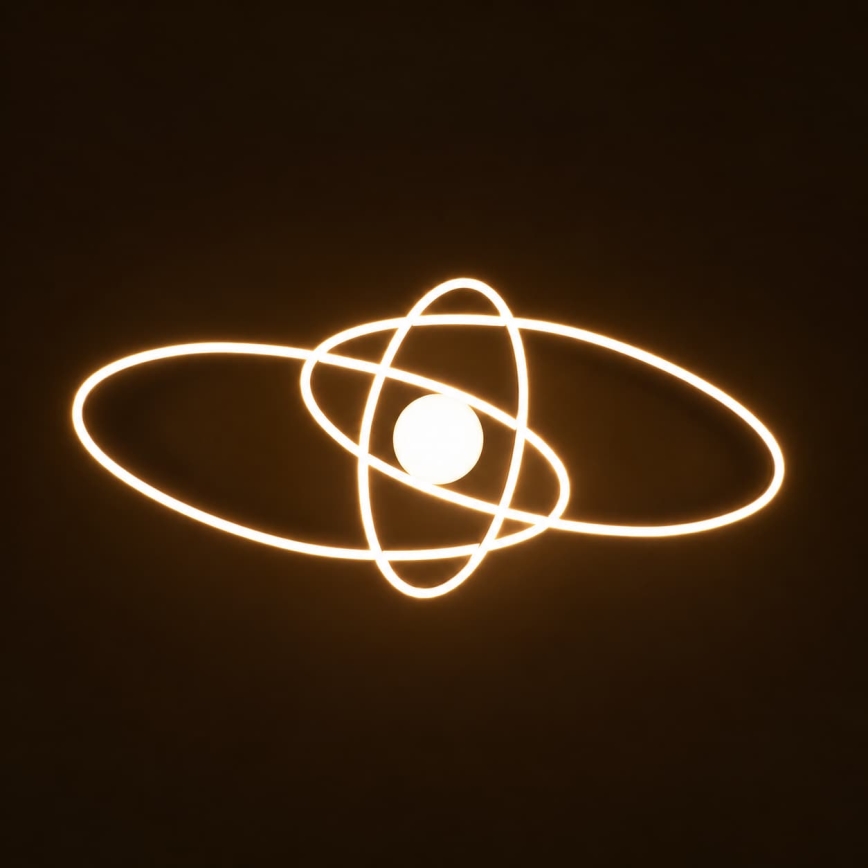 BRILAGI - LED himmennettävä kattovalaisin APOLLO LED/58W/230V 3000-6500K 43,2x101,2 cm musta + kaukosäädin