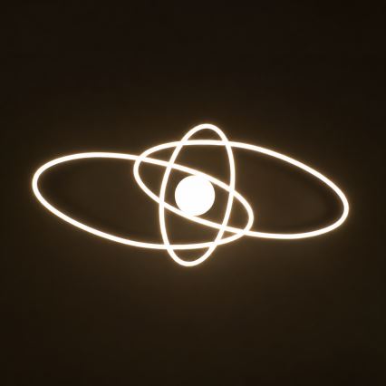 BRILAGI - LED himmennettävä kattovalaisin APOLLO LED/58W/230V 3000-6500K 43,2x101,2 cm musta + kaukosäädin