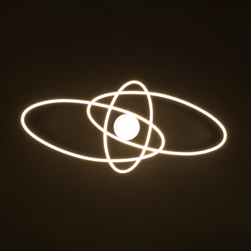 BRILAGI - LED himmennettävä kattovalaisin APOLLO LED/58W/230V 3000-6500K 43,2x101,2 cm musta + kaukosäädin