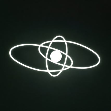 BRILAGI - LED himmennettävä kattovalaisin APOLLO LED/58W/230V 3000-6500K 43,2x101,2 cm musta + kaukosäädin