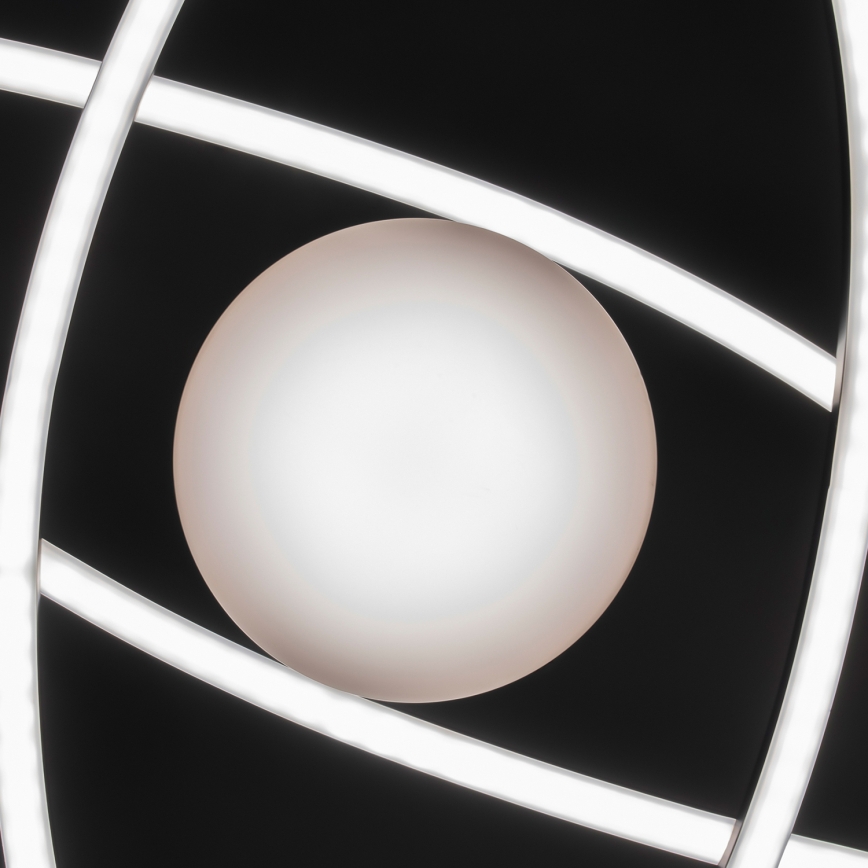 BRILAGI - LED himmennettävä kattovalaisin APOLLO LED/58W/230V 3000-6500K 43,2x101,2 cm musta + kaukosäädin