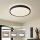Brilagi - himmennettävä LED-kattovalaisin CORVO LED/72W/230V 3000-6000K musta halkaisija 50 cm + kauko-ohjain