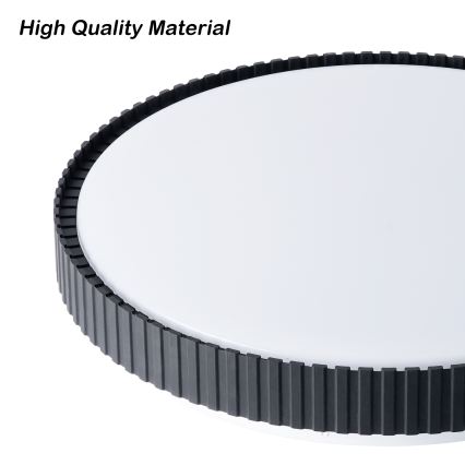 Brilagi - himmennettävä LED-kattovalaisin CORVO LED/72W/230V 3000-6000K musta halkaisija 50 cm + kauko-ohjain