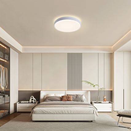 Brilagi - LED himmennettävä kattovalaisin CORVO LED/72W/230V 3000-6000K valkoinen halkaisija 50 cm + kaukosäädin