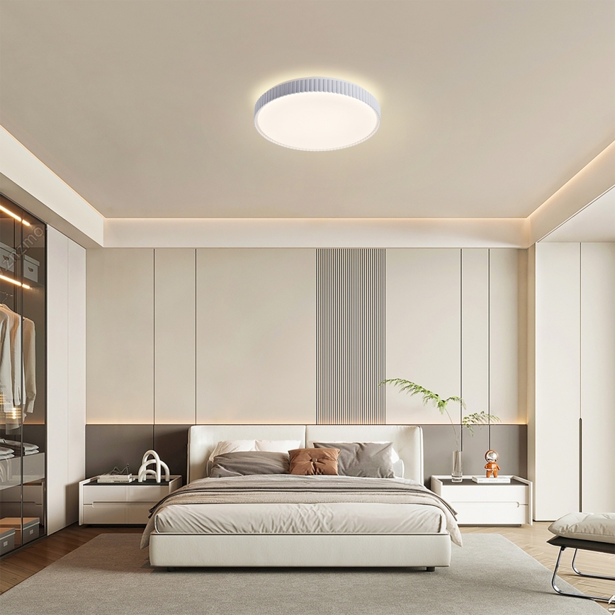 Brilagi - LED himmennettävä kattovalaisin CORVO LED/72W/230V 3000-6000K valkoinen halkaisija 50 cm + kaukosäädin