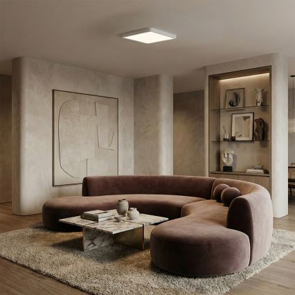 Brilagi - LED himmennettävä kattovalaisin ESTELA SQUARE LED/36W/230V 3000-6500K 31x31 cm valkoinen + kaukosäädin