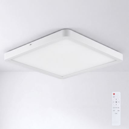 Brilagi - LED himmennettävä kattovalaisin ESTELA SQUARE LED/36W/230V 3000-6500K 31x31 cm valkoinen + kaukosäädin