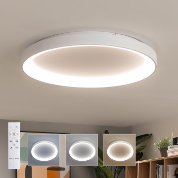 Brilagi - himmennettävä LED-kattovalaisin FALCON II LED/108W/230V 3000-6500K halkaisija 80 cm valkoinen + kaukosäädin