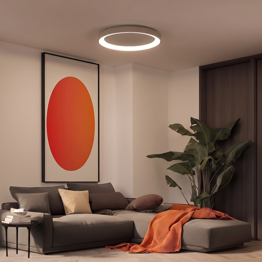 BRILAGI - LED Himmennettävä kattovalaisin FALCON II LED/108W/230V 3000-6500K pr. 80 cm beige + kaukosäädin