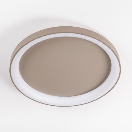 BRILAGI - LED Himmennettävä kattovalaisin FALCON II LED/108W/230V 3000-6500K pr. 80 cm beige + kaukosäädin