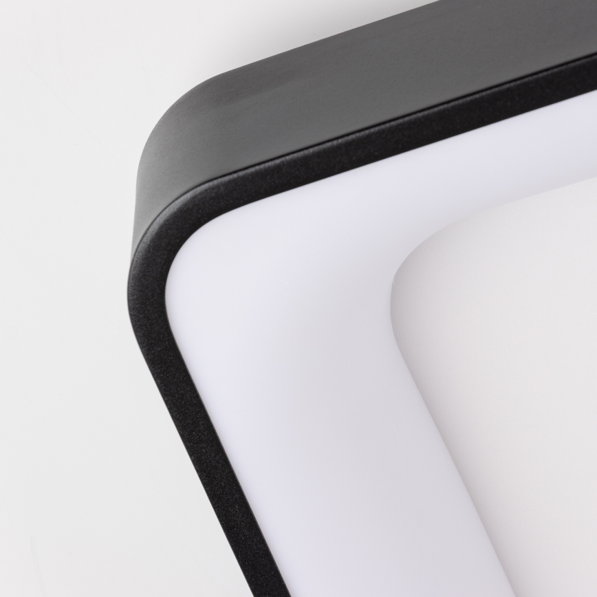 Brilagi - Himennettävä LED-kattovalaisin FALCON II 125 W / 230 V 3000–6500 K 60 x 60 cm musta + kaukosäädin