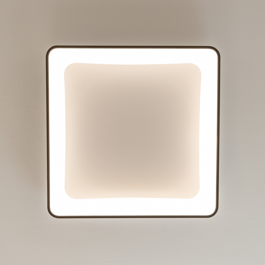 Brilagi - Himennettävä LED-kattovalaisin FALCON II 125 W / 230 V 3000–6500 K 60 x 60 cm musta + kaukosäädin