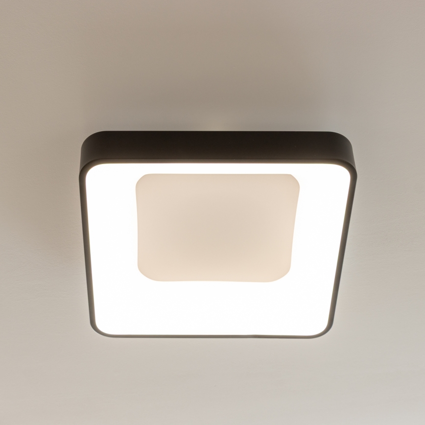 Brilagi - LED-himmennettävä kattovalaisin FALCON II LED/80W/230V 3000-6500K 40x40 cm musta + kaukosäädin