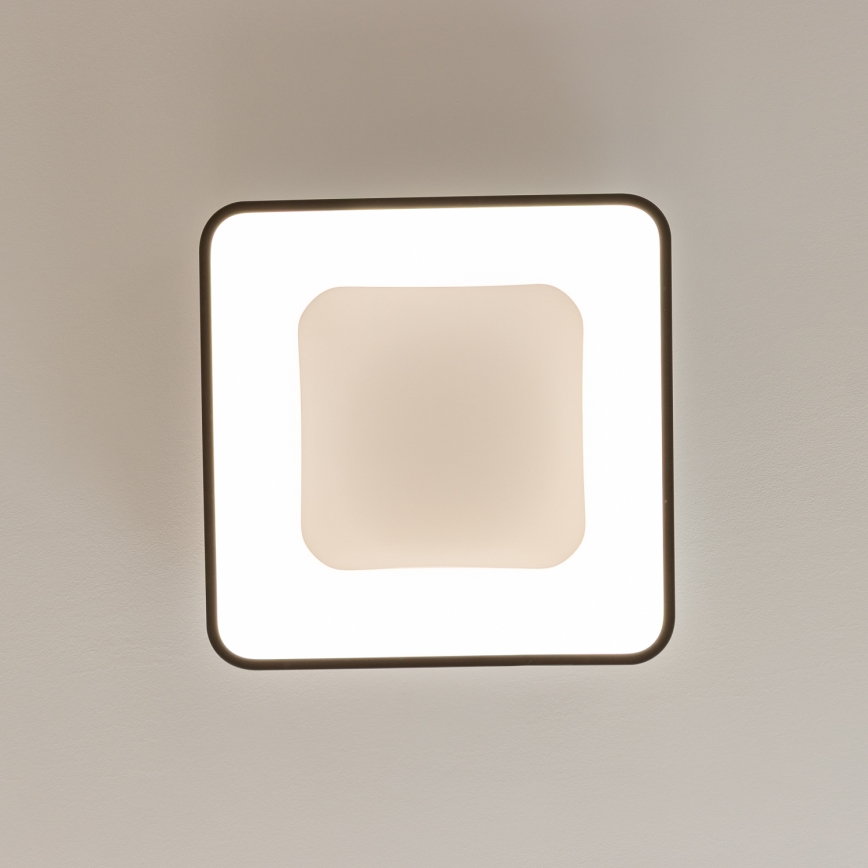 Brilagi - LED-himmennettävä kattovalaisin FALCON II LED/80W/230V 3000-6500K 40x40 cm musta + kaukosäädin