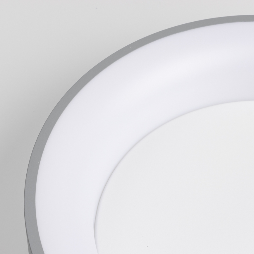 Brilagi - Himmennettävä LED-kattovalaisin FALCON LED/80W/230V 3000-6500K halkaisija 60 cm harmaa + kaukosäädin