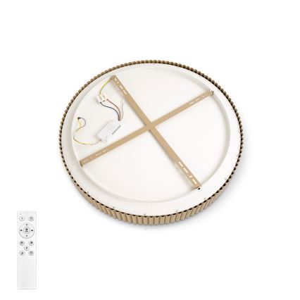Brilagi - LED-himennettävä kattovalaisin FALCON MODERN LED/30W/230V 3000-6500K halkaisija 40 cm beige + kaukosäädin