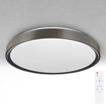 Brilagi - himmennettävä LED-kattovalaisin FANCIA LED/48W/230V 3000–6500K Ø 39 cm antrasiitti + kaukosäädin