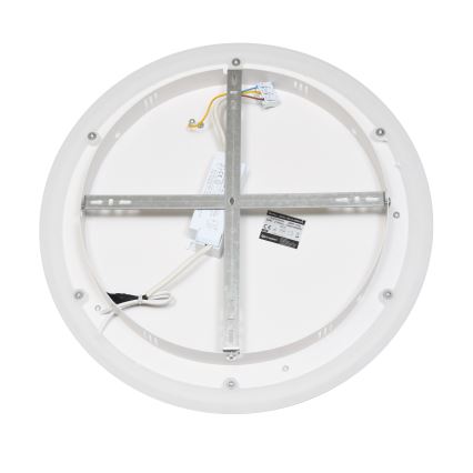 Brilagi - LED Himmennettävä kattovalaisin FLARE LED/38W/230V 3000-6000K halkaisija 48 cm musta/valkoinen + kaukosäädin