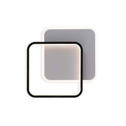 Brilagi - LED-himmennettävä kattovalaisin FLARE LED/43W/230V 3000-6000K 39,5x45 cm valkoinen/musta + kaukosäädin