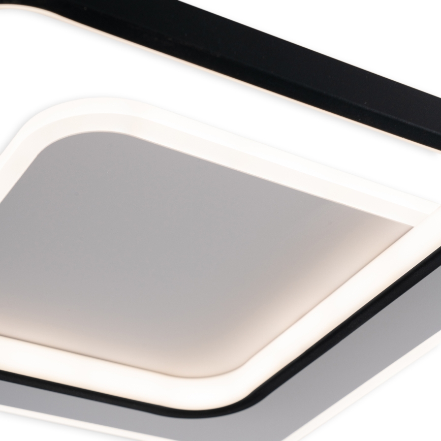 Brilagi - LED-himmennettävä kattovalaisin FLARE LED/43W/230V 3000-6000K 39,5x45 cm valkoinen/musta + kaukosäädin