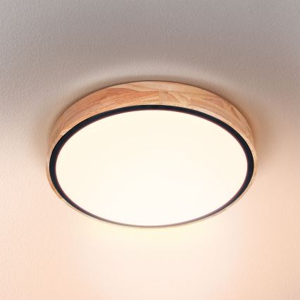 Brilagi - himmennettävä LED-kattovalaisin GLORIA LED/48W/230V 3000-6500K tammi, halkaisija 40 cm + kaukosäädin