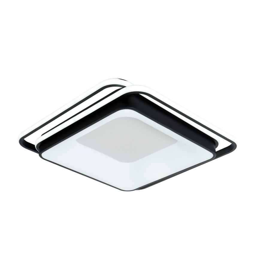 Brilagi - IRIS LED himmennettävä kattovalaisin 102W/230V 3000-6000K 50x50 cm musta + kaukosäädin