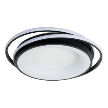 Brilagi - himmennettävä LED-kattovalaisin IRIS LED/84W/230V 3000-6000K 47x51 cm musta + kaukosäädin