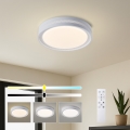 Brilagi - Himmennettävä LED-kattovalaisin KREON LED/54W/230V 3000-6000K musta Ø 38 cm + kaukosäädin