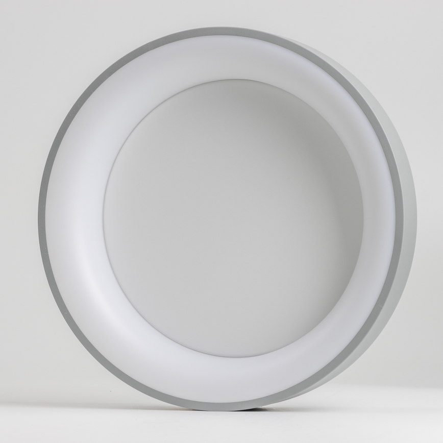 Brilagi - Himmennettävä kattovalaisin FALCON LED/40W/230V 3000-6500K, halkaisija 45 cm, harmaa + kaukosäädin