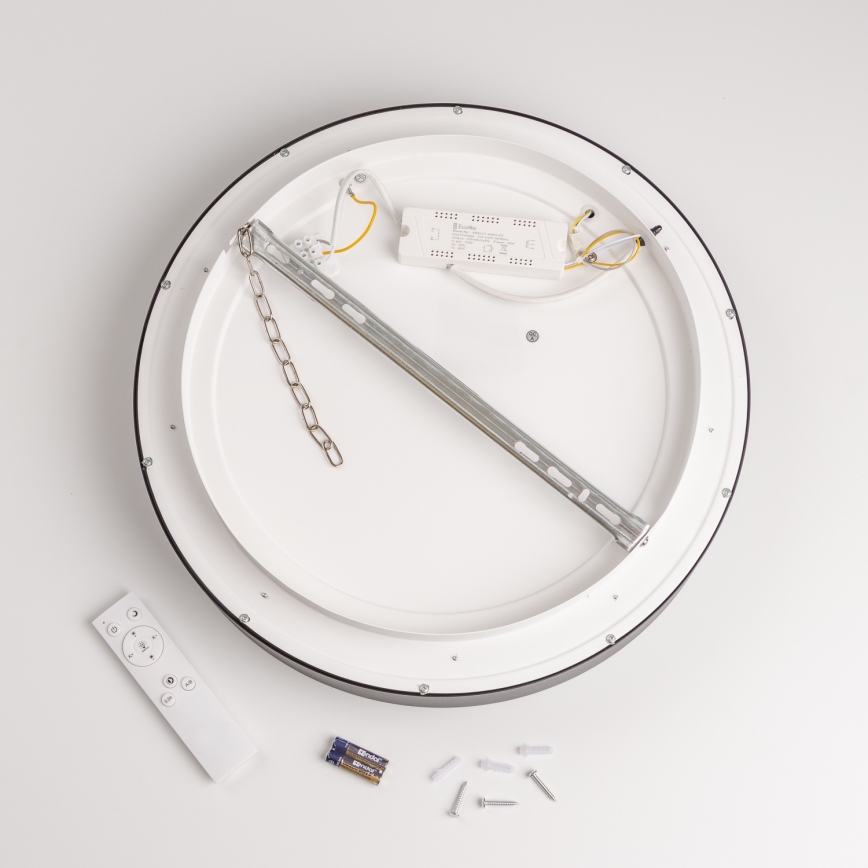 Brilagi - LED-himmennettävä kattovalaisin FALCON LED/40W/230V 3000-6500K halkaisija 45 cm musta + kaukosäädin