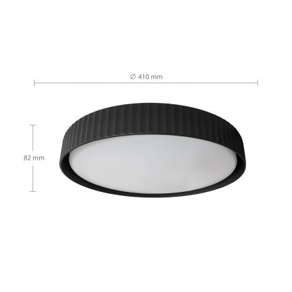 Brilagi - himmennettävä LED-kattovalaisin LUCIA LED/48W/230V 3000-6500K, Ø 41 cm, musta + kaukosäädin