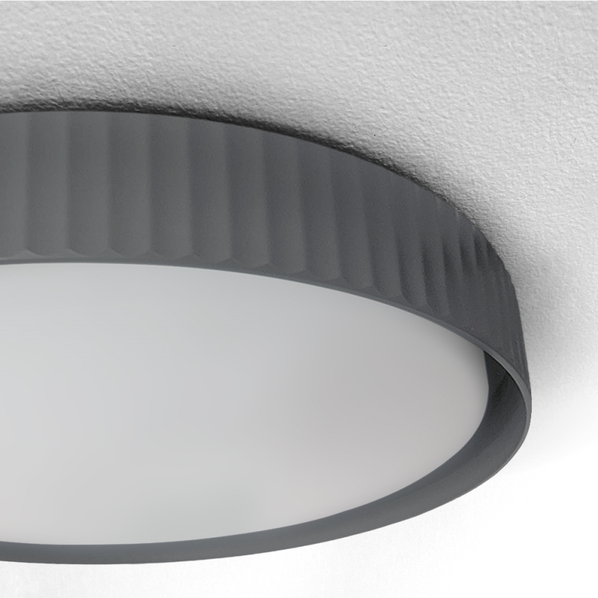 Brilagi - LUCIA himmennettävä LED-kattovalaisin, 48 W, 230 V, 3000–6500 K, Ø 41 cm, harmaa + kaukosäädin