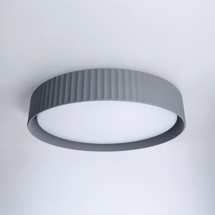Brilagi - LUCIA himmennettävä LED-kattovalaisin, 48 W, 230 V, 3000–6500 K, Ø 41 cm, harmaa + kaukosäädin