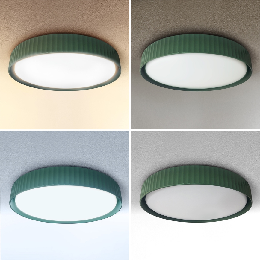 Brilagi - himmennettävä LED-kattovalaisin LUCIA LED/48W/230V 3000-6500K halkaisija 41 cm vihreä + kaukosäädin