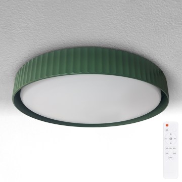 Brilagi - Himmennettävä LED-kattovalaisin LUCIA LED/60W/230V 3000–6500K, halkaisija 59 cm, vihreä + kaukosäädin