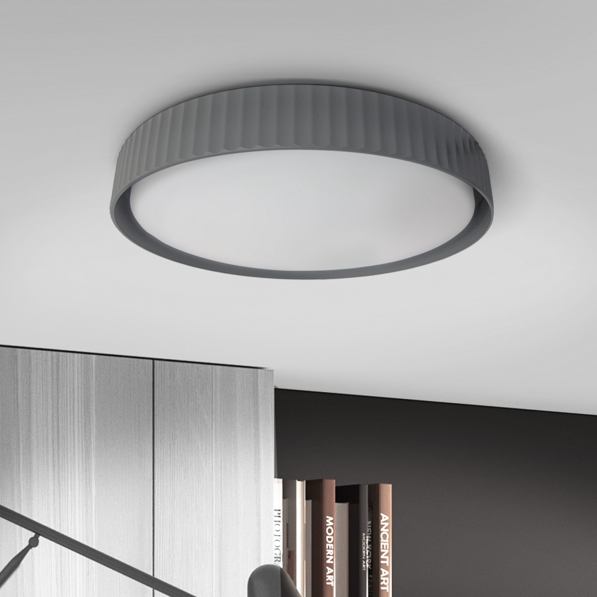 Brilagi - LED-himmennettävä kattovalaisin LUCIA LED/60W/230V 3000-6500K Ø 59 cm harmaa + kaukosäädin