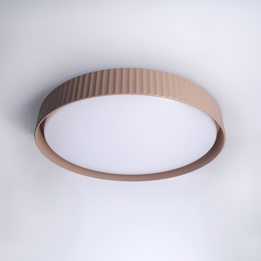 Brilagi - LED-himmennettävä kattovalaisin LUCIA LED/60W/230V 3000–6500K Ø 59 cm ruskea + kaukosäädin