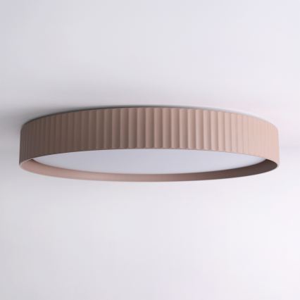 Brilagi - LED-himmennettävä kattovalaisin LUCIA LED/60W/230V 3000–6500K Ø 59 cm ruskea + kaukosäädin