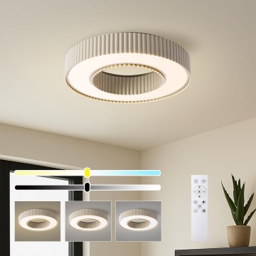 Brilagi - Himmennettävä LED-kattovalaisin LUMIX LED/48W/230V 3000-6000K beige halkaisija 50 cm + kaukosäädin