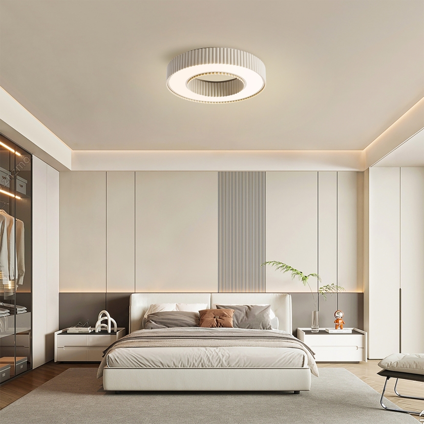 Brilagi - Himmennettävä LED-kattovalaisin LUMIX LED/48W/230V 3000-6000K beige halkaisija 50 cm + kaukosäädin