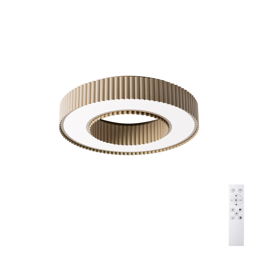 Brilagi - Himmennettävä LED-kattovalaisin LUMIX LED/48W/230V 3000-6000K beige halkaisija 50 cm + kaukosäädin