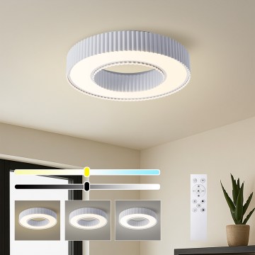 Brilagi - himmennettävä LED-kattovalaisin LUMIX LED/48W/230V 3000-6000K valkoinen, halkaisija 50 cm + kaukosäädin