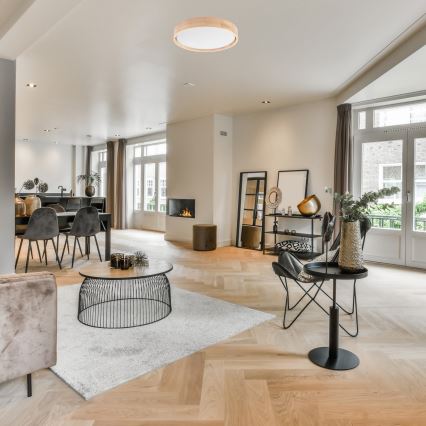 Brilagi - Himmennettävä MANAROLA LED -kattovalaisin 24W/230V, halkaisija 42 cm, 3000-6500K + kaukosäädin