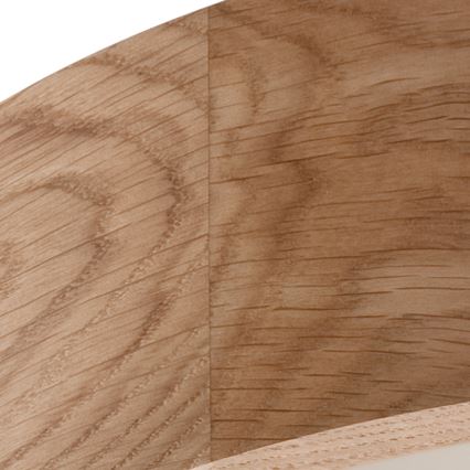 Brilagi - MANAROLA himmennettävä LED-kattovalaisin LED/24W/230V halkaisija 42 cm 3000-6500K tammi + kaukosäädin