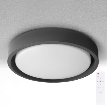 Brilagi - himmennettävä LED-kattovalaisin MATTEO LED/60W/230V 3000-6500K halkaisija 51,5 cm musta + kaukosäädin