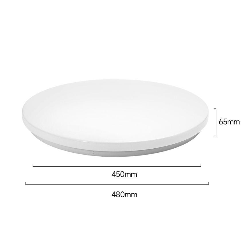 Brilagi - Himmennettävä LED-kattovalaisin MILKY WAY LED/36W/230V 3000-6500K hal. 48 cm + kaukosäädin