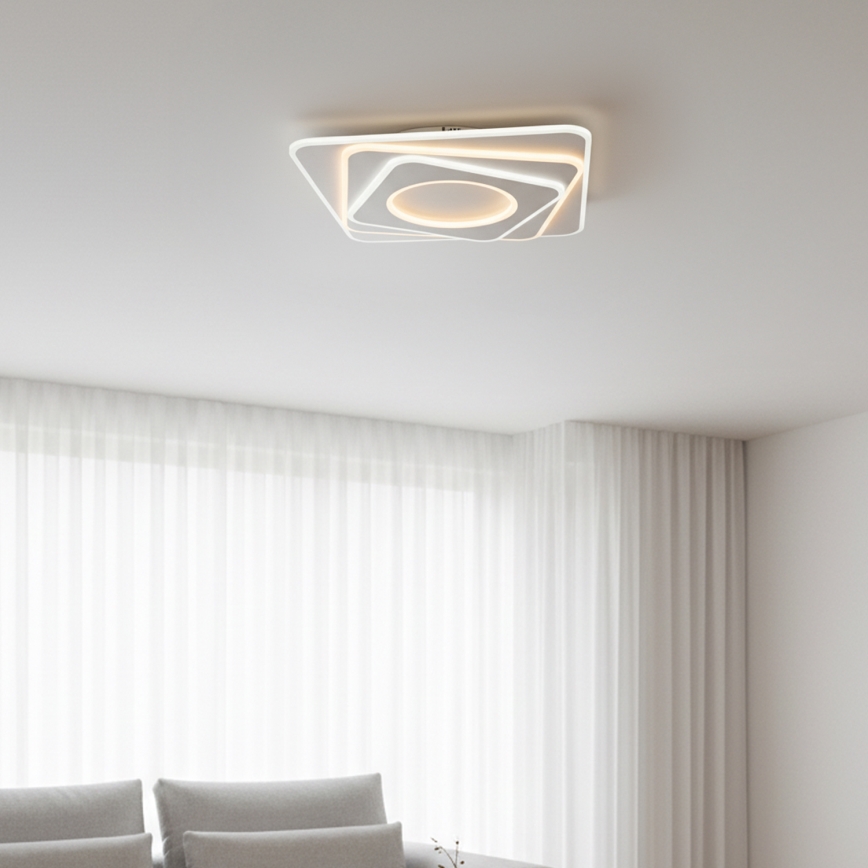 Brilagi - Himmennettävä LED-kattovalaisin MODERN LED/100W/230V 2700-6500K 48x48 cm + kauko-ohjaus