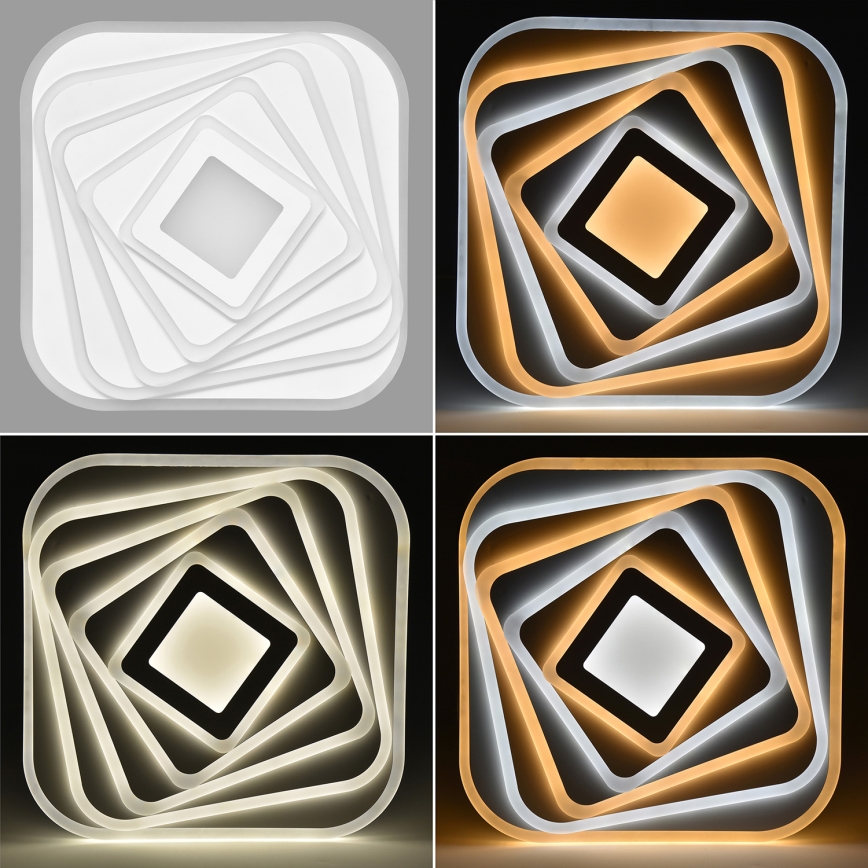 Brilagi - Himmennettävä LED-kattovalaisin MODERN LED/210W/230V 2700-6500K 55x55 cm + kauko-ohjaus