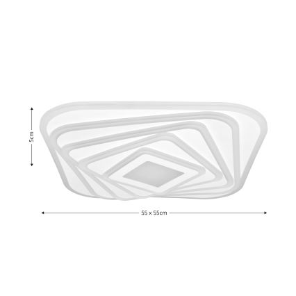 Brilagi - Himmennettävä LED-kattovalaisin MODERN LED/210W/230V 2700-6500K 55x55 cm + kauko-ohjaus