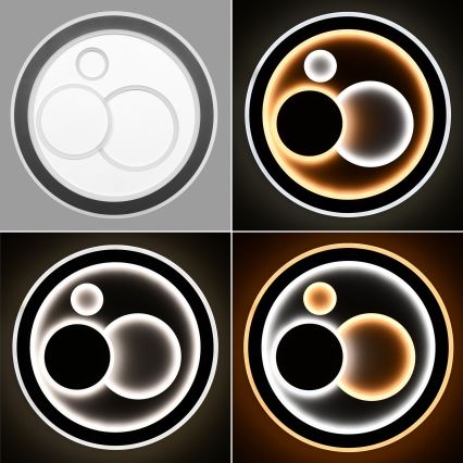 Brilagi - Himmennettävä LED-kattovalaisin MODERN LED/89W/230V 2700-6500K halkaisija 47 cm + kauko-ohjaus